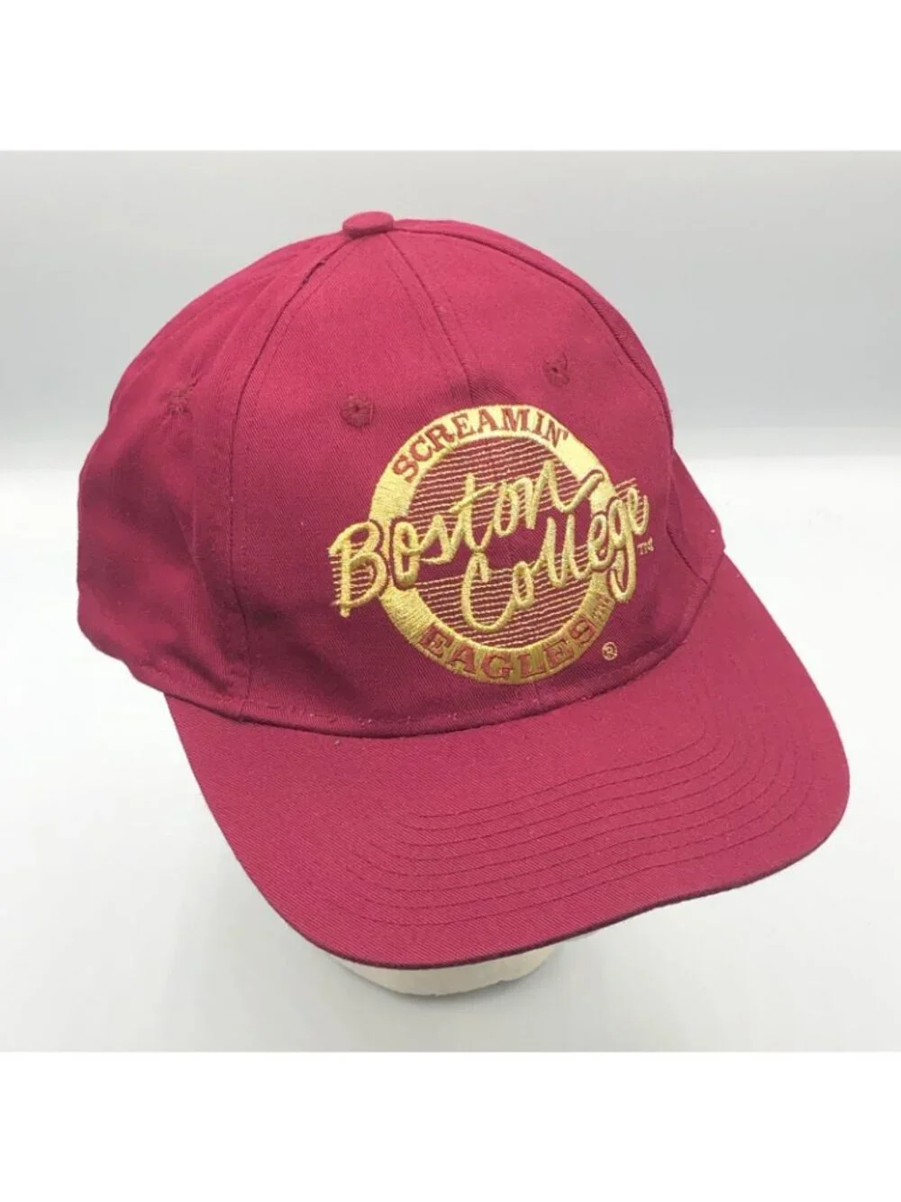 Boston College Screamin Eagles Maroon Adjustable Snapback Hat Cap BC The Game